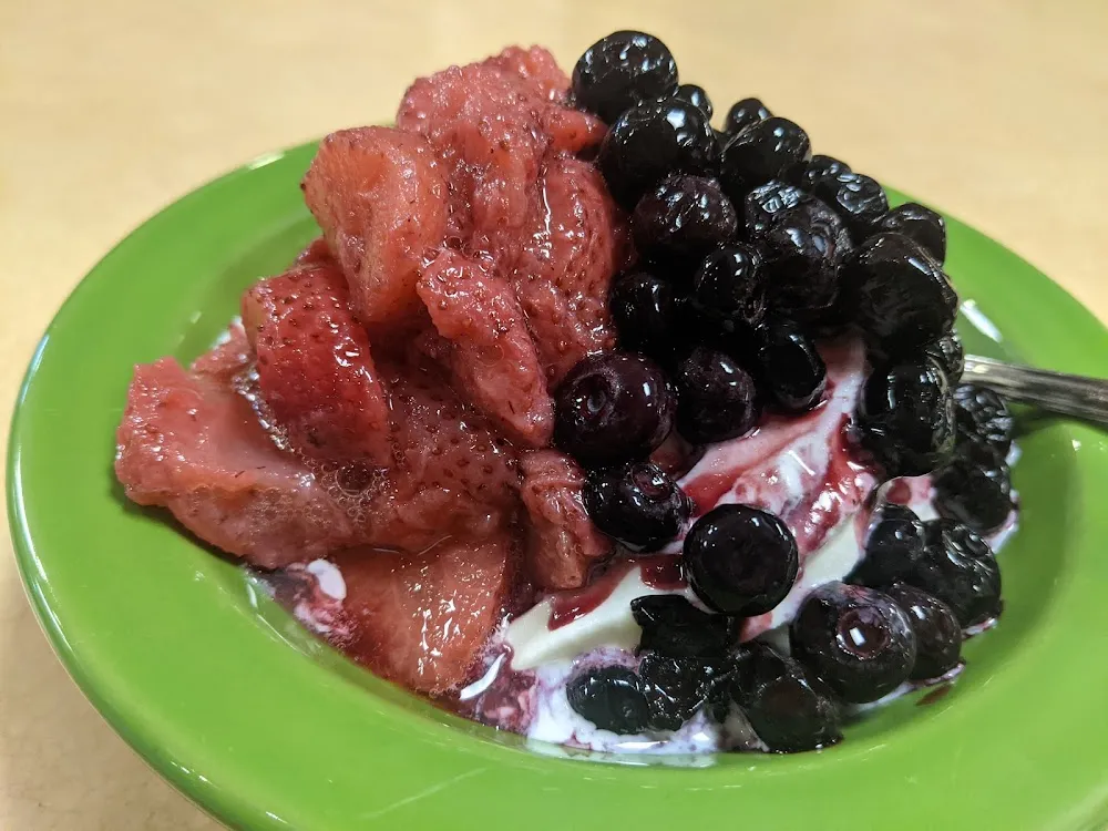 Soft Serve Ice Cream with Toppings